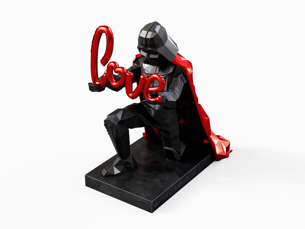 Sculpture-Love lowpoly model